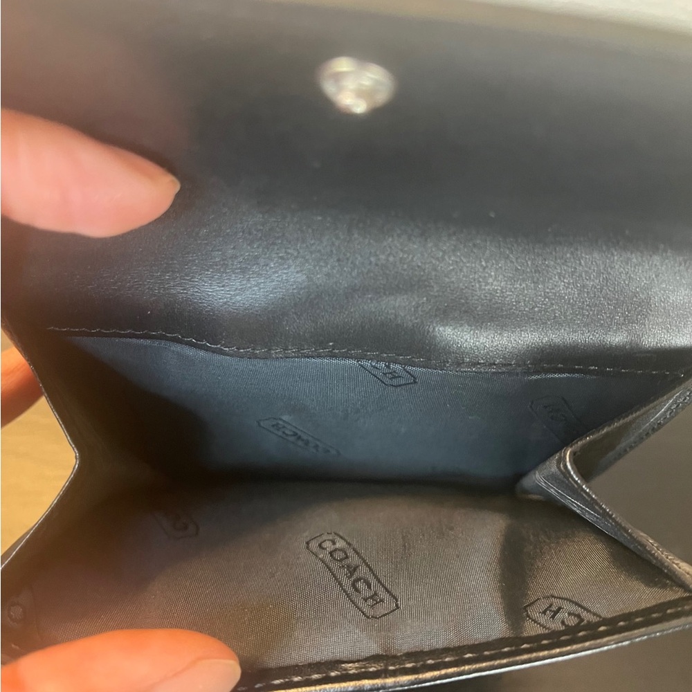 Coach Signature Canvas Bifold Wallet - Picture 6 of 15